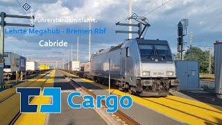 [4K] Cabinerit | Führerstandsmitfahrt | Lehrte 🇩🇪 ➡️ Nienburg 🇩🇪 ➡️ Bremen Rbf 🇩🇪 | BR 186 |