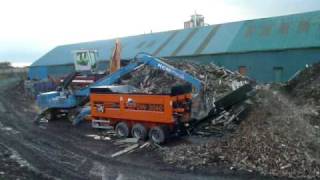 Wood Shredder Shredding for Recycling