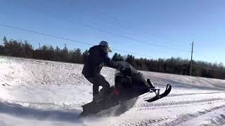 Skidoo elan mod sled wheelie