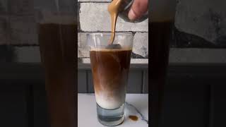 Dalgona Iced Coffee #dalgonacoffee #coffee #shorts