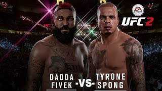 "100 Overall" Dada 5000 -Vs- Tyrone Spong ☆EA SPORTS UFC 2☆