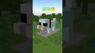 Minecraft ,Wolf Statue #shorts #minecraft #shortvideo #viral