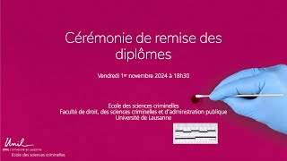 Remise de diplôme de l'ESC 2024