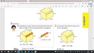 ESMATE SEXTO GRADO CLASE 1.6 UNIDAD 8