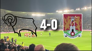 DERBY DESTRY NORTHAMPTON!!! | DERBY 4-0 NORTHAMPTON | MATCHDAY VLOG