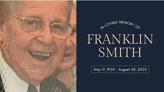 Memorial Service for Franklin Smith, November 11, 2023