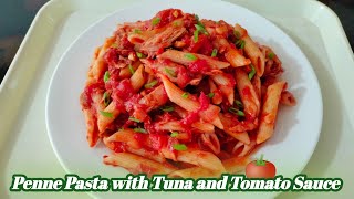 Penne Pasta with Tuna and Tomato Sauce | Spanish pasta • Herbert Bracero