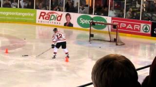 Scott Dobben takes part in the shooting competition