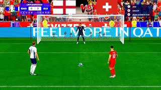 ENGLAND vs SWITZERLAND - Penalty Shootout - EURO 2024 | FC 24