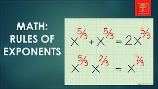 Rules of exponents || Basic math || Math Rules || Exponents ||