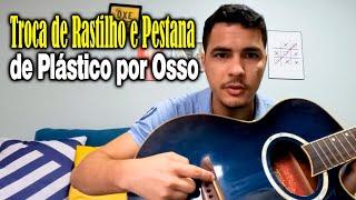 Troca de Rastilho e Pestana de Plástico por Osso Em Casa Passo a Passo!