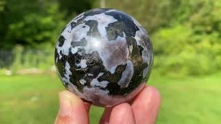 Indigo Gabbro Sphere Mystic Merlinite