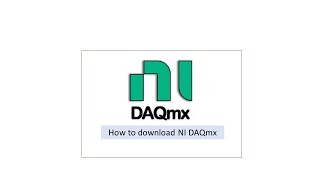 NI DAQmx Download | #DAQ #NI #LabVIEW