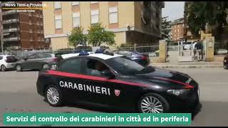 Servizi di controllo dei carabinieri in città ed in periferia