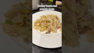 Creamy bacon and parsnip pasta #dinner #easyrecipe #satisfying #delicious #homemade #momlife