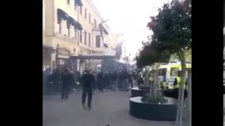 Slask Hooligans attack IFK Göteborg Pub (IFK Göteborg vs. Slask Wroclaw)