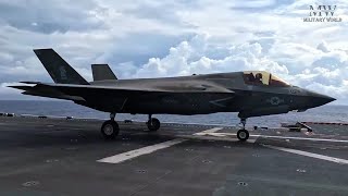 F-35B Flight Operations on USS America LHA 6