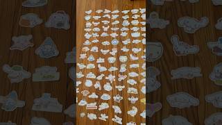 100pcs Sanrio Cinnamoroll Stickers #sanrio #shortsviral #cute