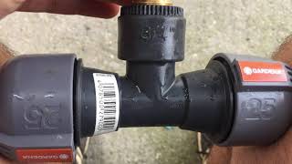 Gardena pipeline drain valve