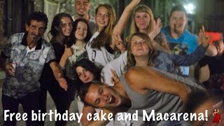 Free birthday cake and macarena! | ITALY