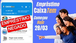 empréstimo caixatem/ várias pessoas sendo reprovadas no crédito.