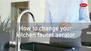 How to change your kitchen faucet aerator