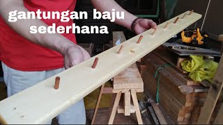 Membuat gantungan baju sederhana ( simplest hanger )