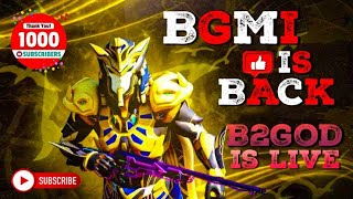 BGMI IS BACK _ B2GOD Live #viral  #bgmi #live #livestream