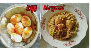 Making egg biriyani || south indian food || food made with egg