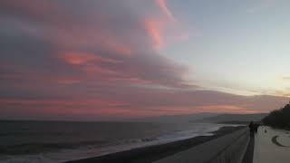 MARE, SOLE, SPIAGGIA, LUNGOMARE, CATANZARO LIDO, 17 GENNAIO 2023.