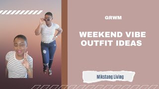 GRWM|QUICK WEEKEND VIBES SHOPPING OOTD #fashion #blackwoman #ootdfashion