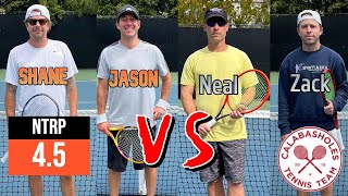 NTRP 4.5 Doubles Match Play - Neal & Zack vs Shane & Jason