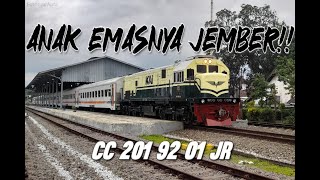 ANAK EMASNYA DEPO JEMBER! Moment keberangkatan KA Probowangi di Stasiun Kalisat