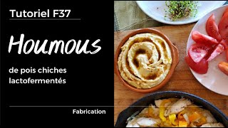 F37 houmous de pois chiches lactofermentés