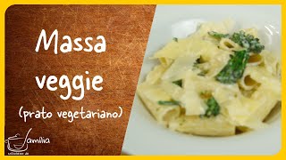 Pasta, MASSA VEGETARIANA com brocolini e bechamel