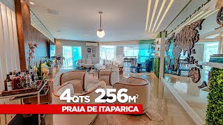 Espetacular Apartamento na Orla da Praia de Itaparica com 256m² de 4 Qtos! 🏖️😍