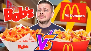 MELHOR BATATA FRITA CHEDDAR E BACON DE 2024 / McDonald's VS Bob's