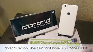 dbrand Carbon Fiber Skin for iPhone 6 & iPhone 6 Plus!