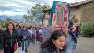 Recorrido con la Virgen de Guadalupe los Tejocotes 11 de Diciembre