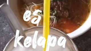 Es kelapa dan bakso #pamulangfoodies #eskelapa #eskelapamuda #bakso