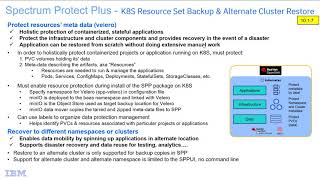 IBM Spectrum Protect Plus 10.1.7 - Container PVC and Resource Protection  – Demo