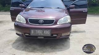 Toyota altis murmer 2001 manual G