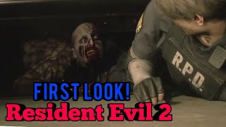 Resident Evil 2 Remake - First Look on the PS4! Zombies and Shotguns!