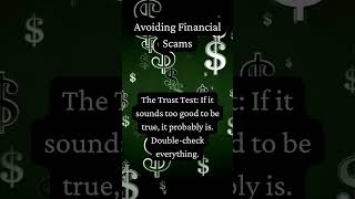 Avoiding Financial Scams