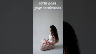 # YouTube Shorts  #Lotus Pose #Lotus Posture #Yoga