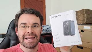 Bomba de encher pneu do aliexpress, unboxing e review, será que presta?