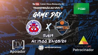 AO VIVO | Jogo de Basquete | Municipal x Passo Zero sub19 CEMB da  @FBERJPLAY