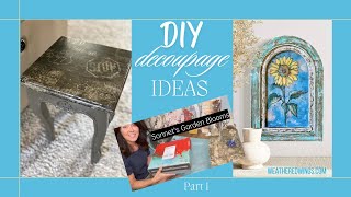 DIY Decoupage Ideas for Your Home Decor - Part 1