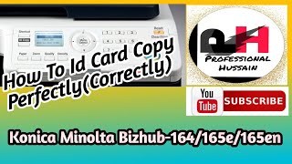 Konica Minolta How To Id Copy Perfectly[Correct Method]