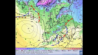 Opis sytuacji synoptycznej na okres 18.01/26.01.2023